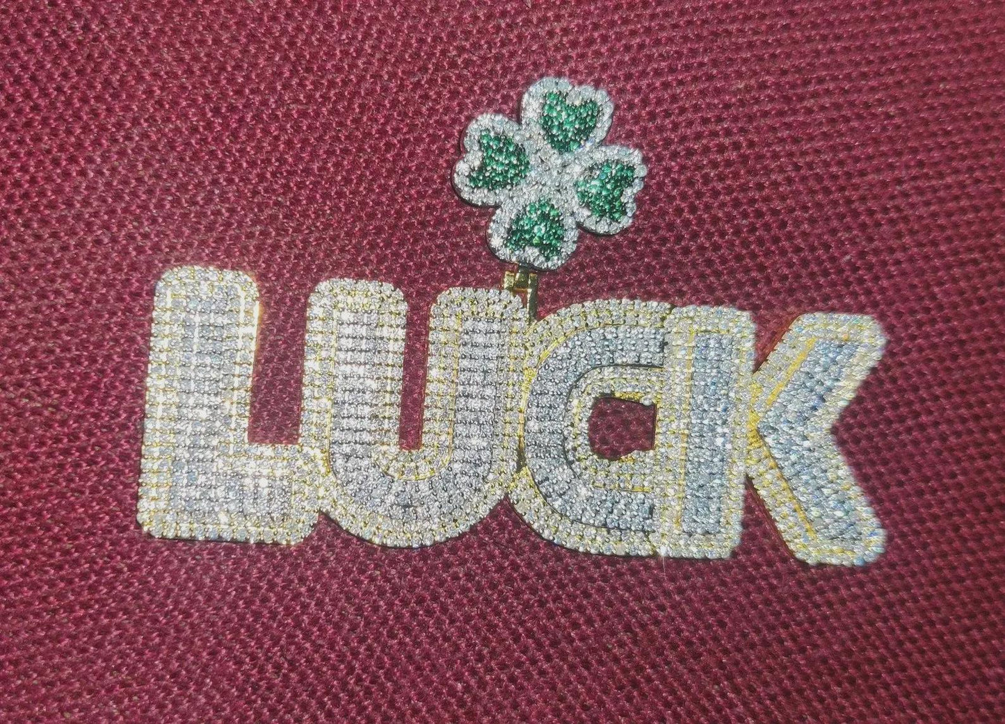 2Ct Diamond Round Simulated Diamond Pendant, Flower Custom Any Letter Diamond Pendant, 925 Sterling Silver, Birthday and Party Pendant Gift