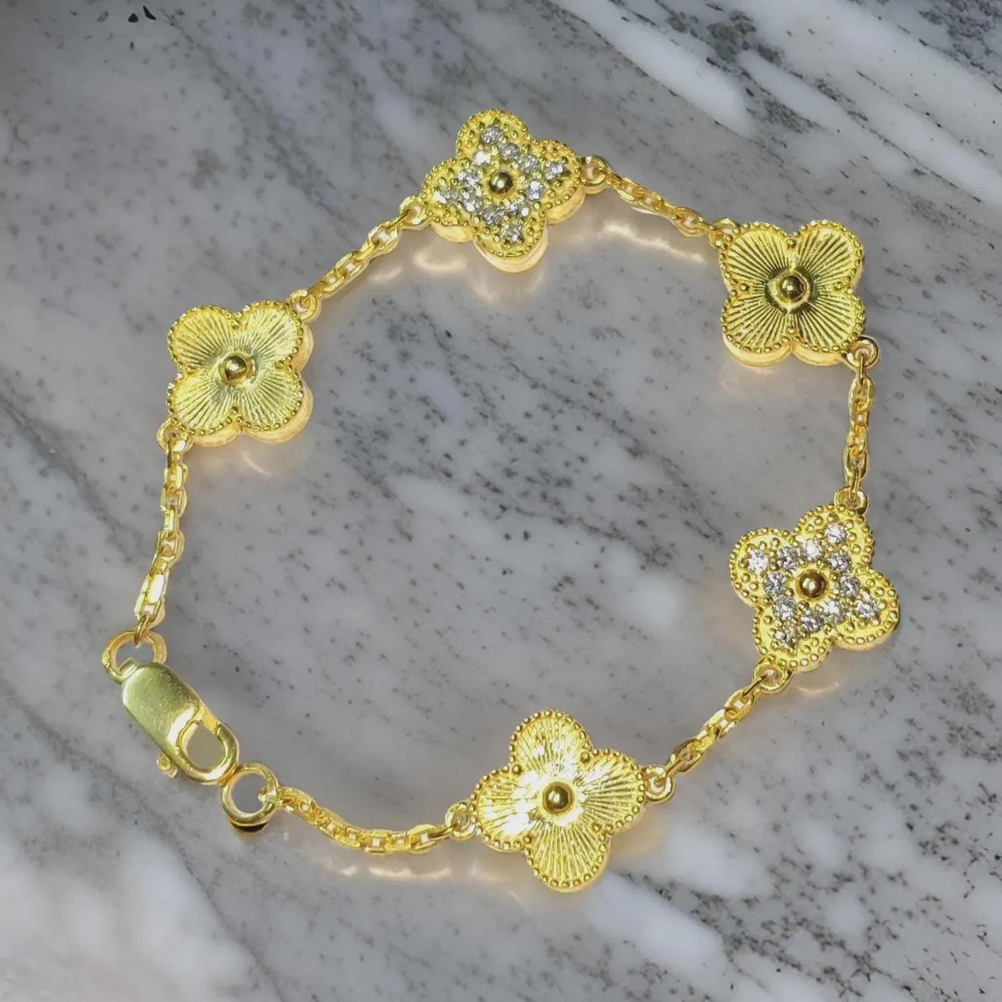 3Ct Round Cut, Simulated Diamond , Women's Chain Link Bracelet, 14K Yellow Gold Plated, Anniversary Diamond Bracelet For Birthday Gift Wear