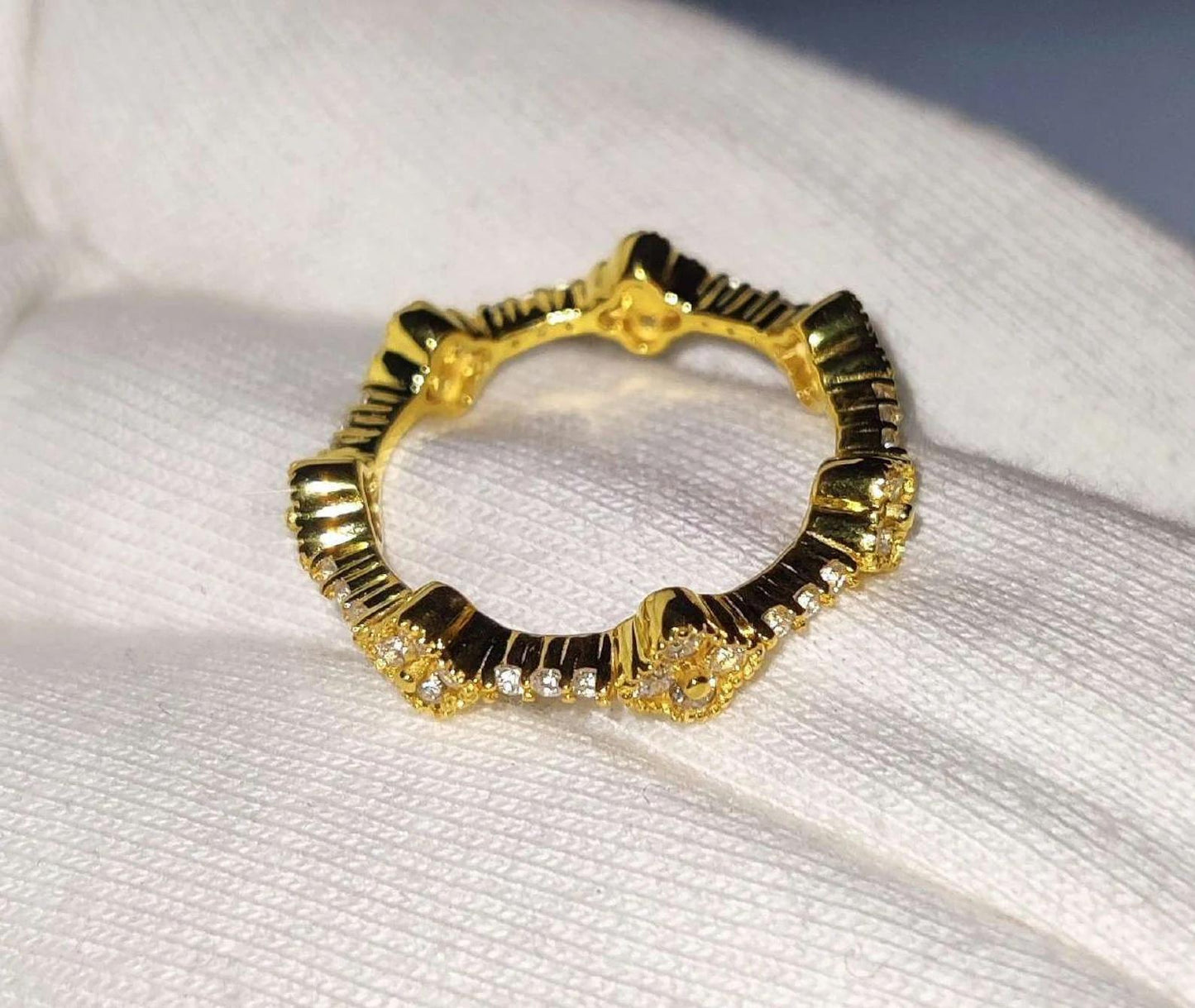 2Ct Round Cut Diamond Full Eternity Band Ring Anniversary Ring 14K Yellow Gold Finish 925 Sterling Silver Band Unisex Engagement Ring