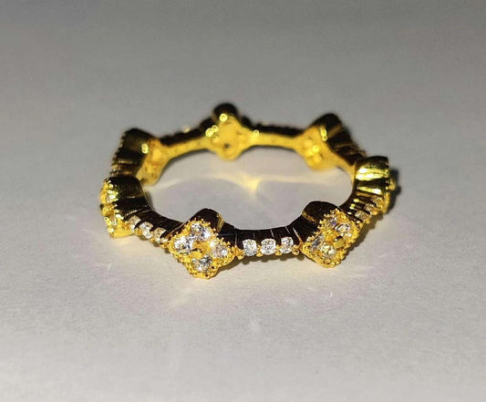 2Ct Round Cut Diamond Full Eternity Band Ring Anniversary Ring 14K Yellow Gold Finish 925 Sterling Silver Band Unisex Engagement Ring