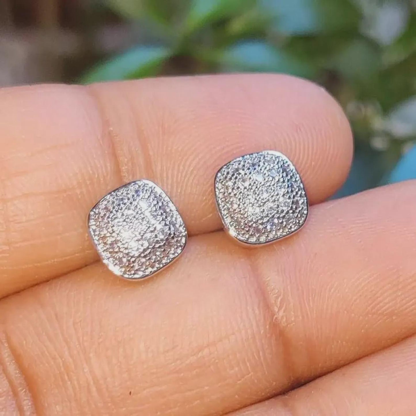 2Ct Round Cut Diamond Cluster Halo Women's Stud Earrings 14K White Gold Finish 925 Sterling Silver Hip Hop Stud Earrings