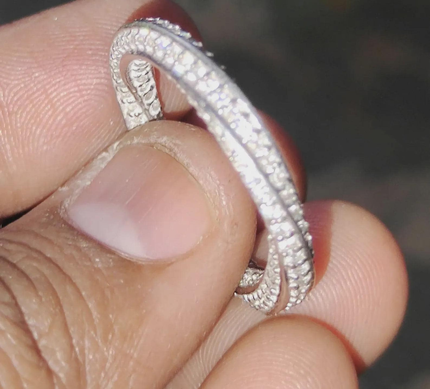 1.50Ct Round Cut Lab Created Diamond Wedding Engagement Twisted Band Women's Engagement Ring 14K White Gold Plated 925 Silver Unisex Ring