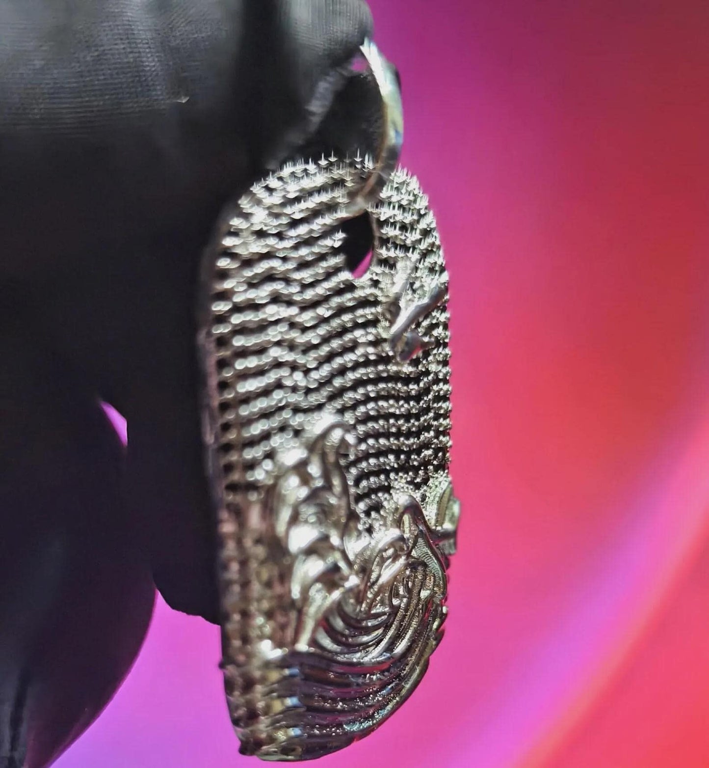 2Ct Diamond Dog Tag Pendant Round Simulated Black Diamond Pendant 14K White Gold Plated Unisex Pendant 925 Sterling Silver, Hip Hop Pendant