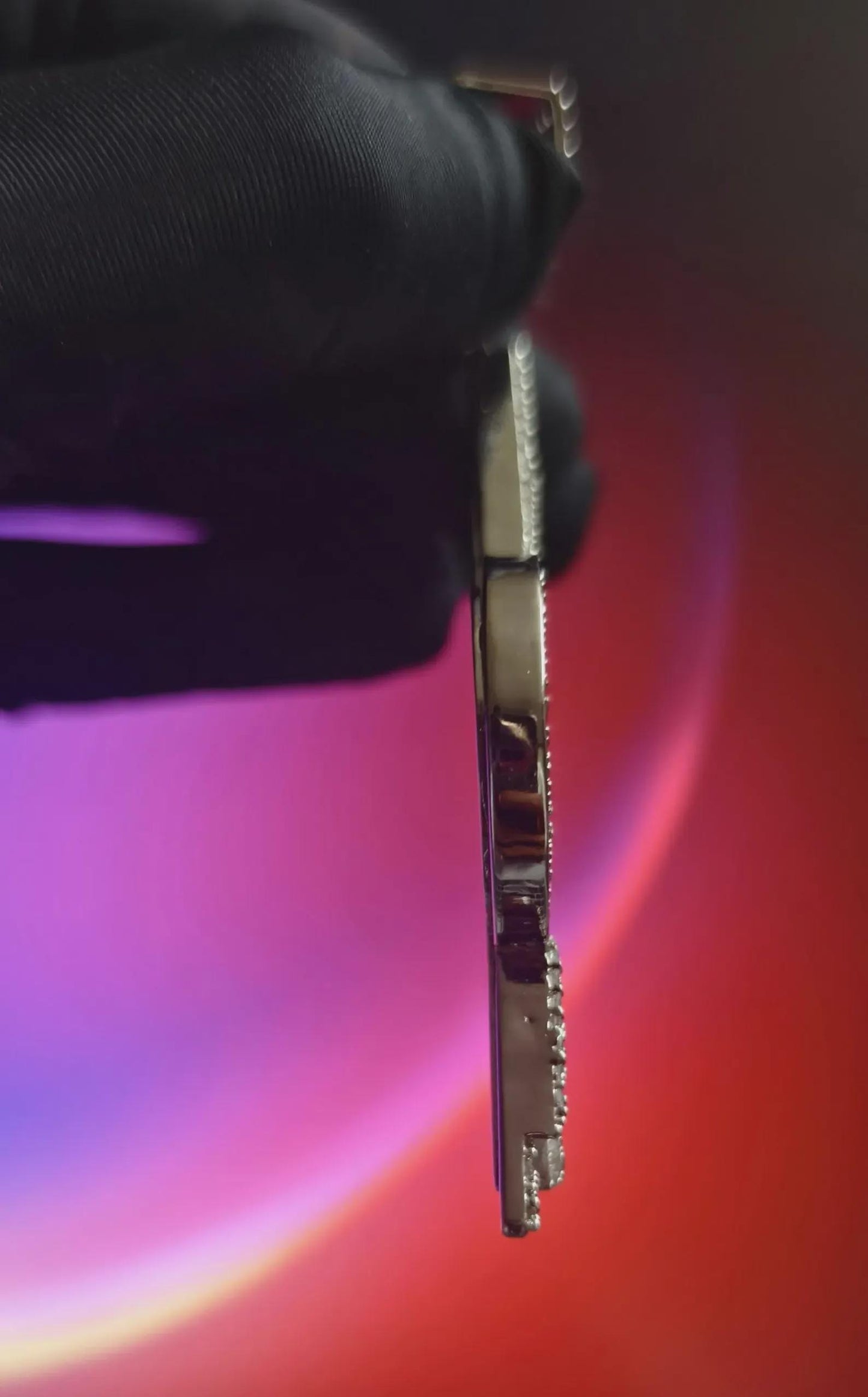 2Ct Hip Hop Customized Pendant Round Cut Moissanite 14K White Gold Plated 925 Sterling Silver, Custom Any Letter Pendant