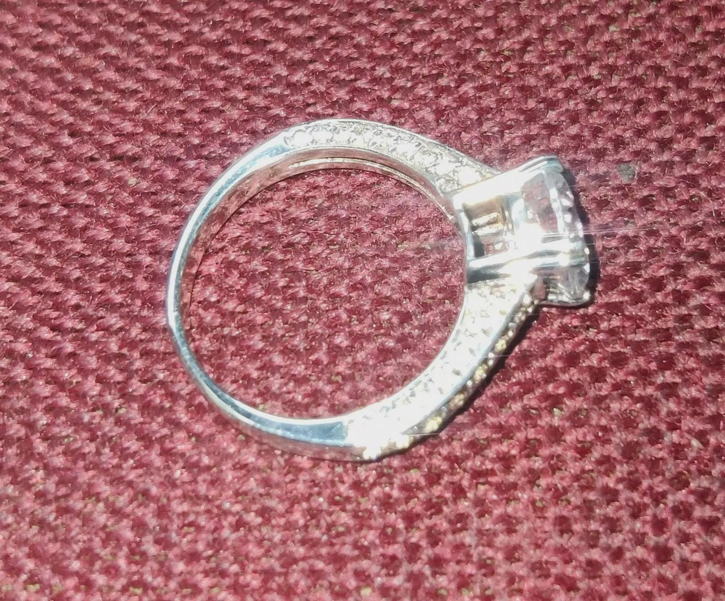 2Ct Diamond Round Cut Simulated Diamond Solitaire Prong Engagement Anniversary Ring Prong 14K White Gold Finish Gift 925 Sterling Silver