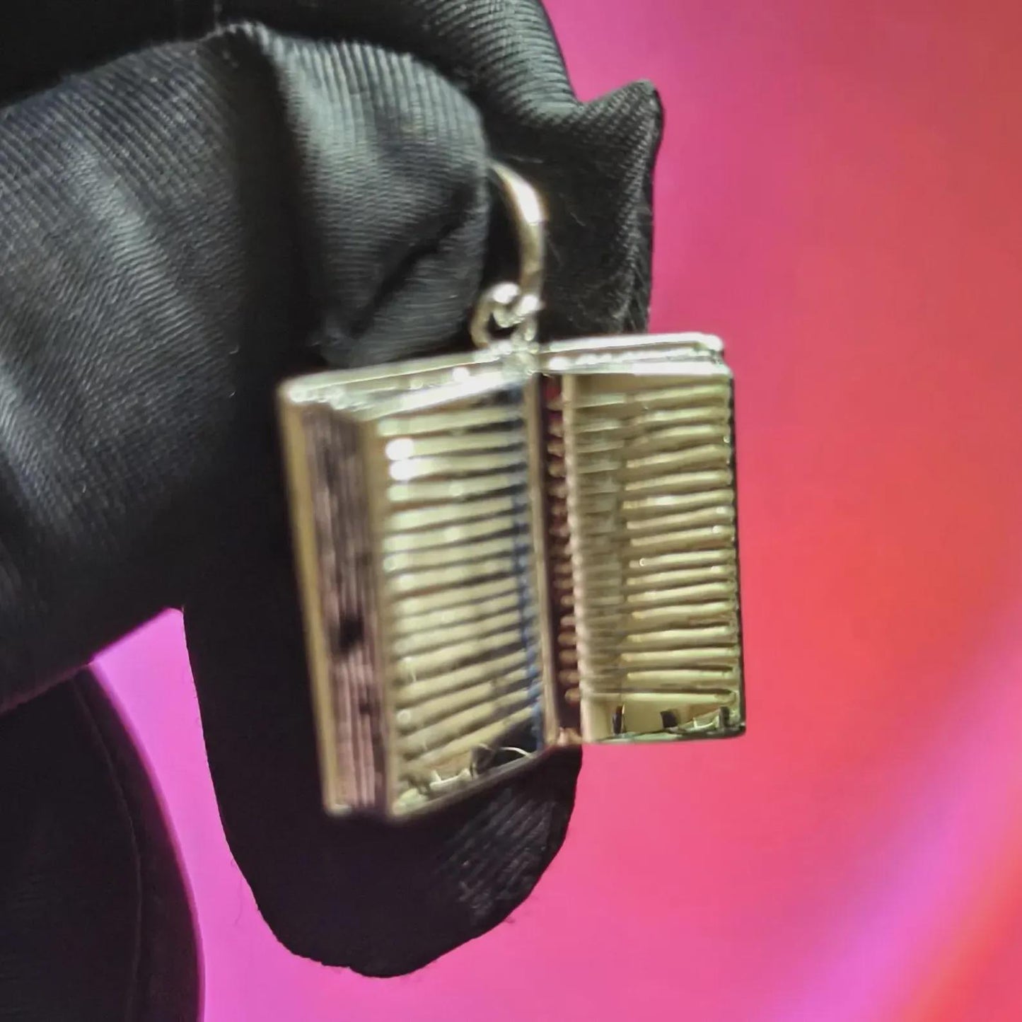 Pendant Open Book Pendant Necklace 14K White Gold Plated 925 Sterling Silver, Book Pendant, Note Book Pendant, For Birthday Or Party Wear