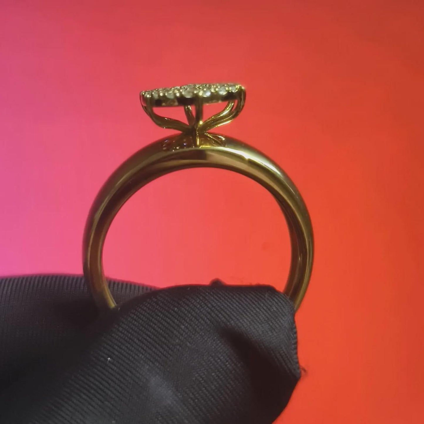 2Ct Diamond Round Cut Engagement Wedding Ring Simulated 14K Yellow Gold Plated 925 Silver, Prong Setting Ring, For Anniversary Gift Ring