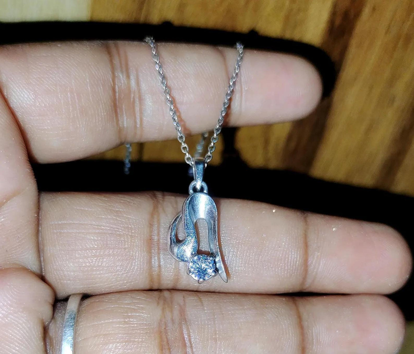 0.50Ct Diamond Pendant Round Cut Lab-Created Diamond Pendant 14K White Gold Finish 925 Silver Diamond Pendant Unisex Diamond Pendant