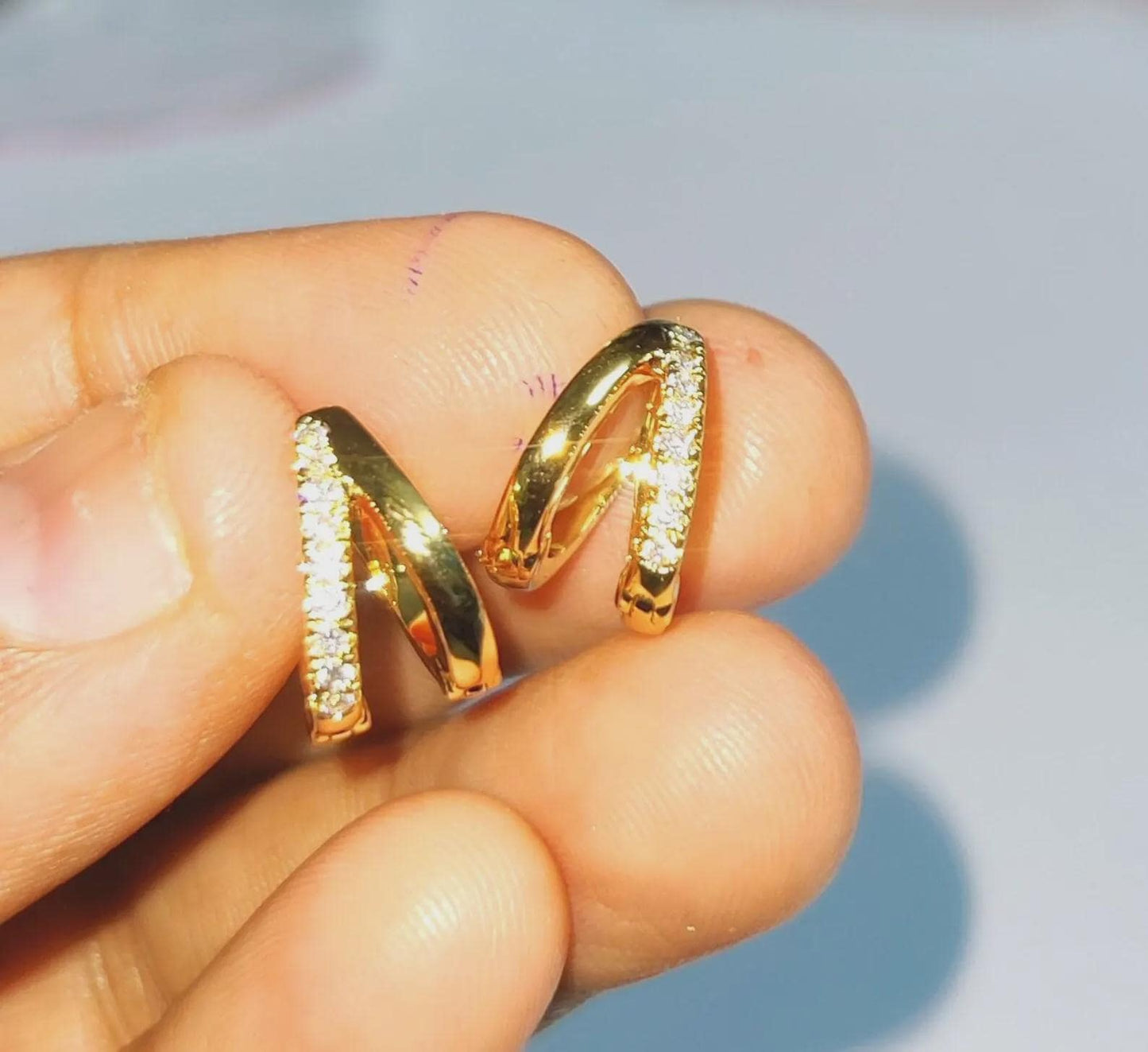 1.50Ct Round Cut Simulated Diamond Drop Earrings 14K Yellow Gold Finish  Drop Earrings Silver Unique Design Earrings, For Birthday Gift