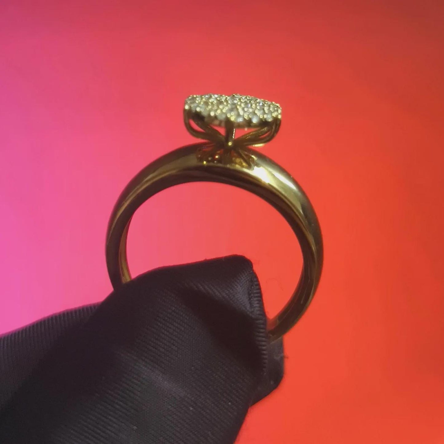 2Ct Diamond Round Cut Engagement Wedding Ring Simulated 14K Yellow Gold Plated 925 Silver, Prong Setting Ring, For Anniversary Gift Ring